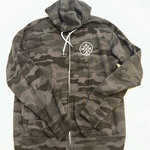 Camo Zip-Up Jacket- MAMA